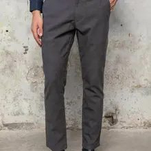 Дефакто Новая мода мужской костюм брюки досуг классический бизнес длинные брюки мужские повседневные однотонные строгие брюки-I9796AZ18AU