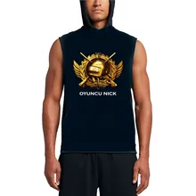 personalised sleeveless hoodies