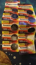Batería de litio Original Panasonic cr2032 cr 2032 3V de 10 Uds para el ordenador del reloj batería de pila de botón de la calculadora del Control remoto