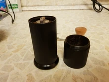 XEOLEO-molinillo de Café Manual de aluminio, 50MM, amoladora de rebaba de acero inoxidable, máquina café cónica