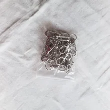 20 piezas de broche de pinza giratoria para llaveros, broche de pinza giratoria de oro, plata y bronce, llavero, accesorios de anillo de tecla dividida, cierres para fabricación de llaveros de 32mm