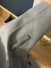 Gabardina larga con doble botonadura para mujer, abrigo ajustado con cinturón, ropa de primavera otoño