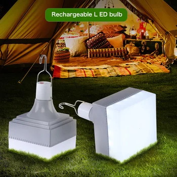 

Portable LED Camping Light USB Rechargeable Bulb For Outdoor Camping Lamp 3 Mode Lanterns Emergency Lights For BBQ Hiking