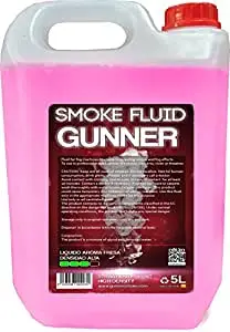 

Liquido de humo ALTA DENSIDAD olor FRESA 5L Liquido de niebla, Humo, gunner-Smoke- Biodegradable - envíos 24-48 horas