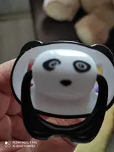 Chupete Dummy de Panda para pezón de bebé, chupete de silicona de grado alimenticio de PP, pezones de ortodoncia para niño pequeño con anillo, mordedor para bebé