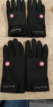 Otoño e Invierno de los hombres de las mujeres ciclismo guantes de dedo completo para pantalla táctil de deportes al aire libre guantes bicicleta guantes con Logo reflectante