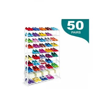 

Shoe rack, plastic material, balanced, does not take up 10 baldas up to 50 pairs.