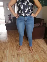 Pantalones para mujeres 2021 mujeres de cintura alta Jeans térmicos de lana forrado pantalones Denim elástico Pantalones Ropa de Mujer