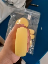 Esponjas sintéticas redondas para pintura, 10 Uds., para pintar cerámica, obra de arte con acuarela, amarillo, 2,75 pulgadas