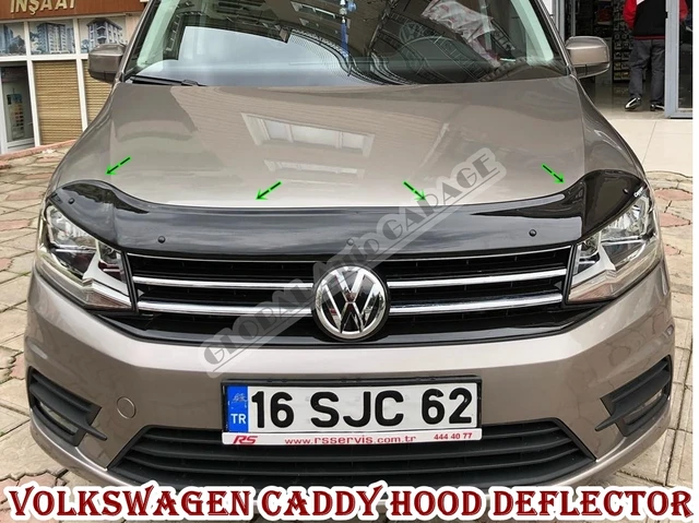 For Volkswagen Caddy 2004 2020 Front Bug Shield Hood Deflector Guard Bonnet  Protector Car Auto Accessory Car-Styling Accessories - AliExpress