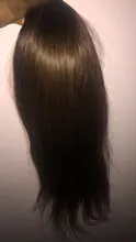 Peluca con diadema recta para mujer Peluca de cabello humano, 180% de densidad, cabello liso malasio, peluca completa hecha a máquina para mujeres negras