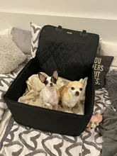 Protector para asiento de coche para perros, hamaca para asiento de coche 2 en 1, resistente al agua, para gatos y perros