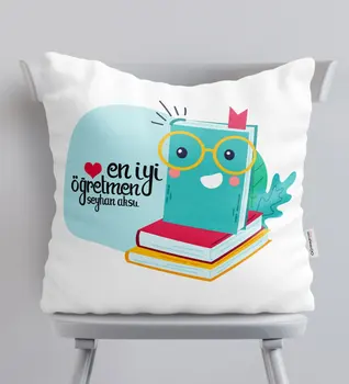 

Personalized Best Teacher White Yastık-9