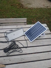 Powered-Lamp Spotlight Rremote-Control Solar Waterproof Garden Outdoor Wireless 65 1500lm