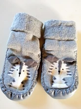 Zapatos Unisex para bebés, andador para niños y niñas, suela de goma blanda, botines de punto antideslizantes