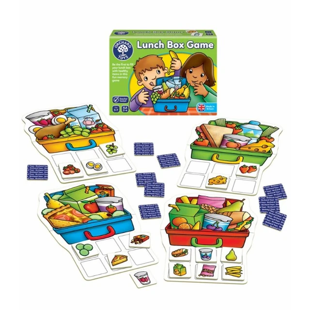 Lunch Box Game for Kids Shopping List Game Nutrition Shopping Game Puzzle  Memory Toy Game for