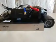 ZOSI-cámara de seguridad CCTV HD-TVI, lente de 1080mm, 24 LED IR, visión nocturna de 65 pies, cámara de vigilancia a prueba de polvo para exteriores, 3,6 P