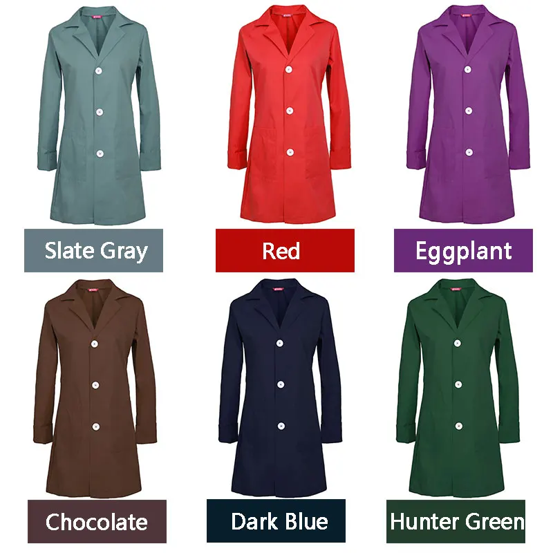 Women's Embroidered Lab Coat Personalized with your Text
