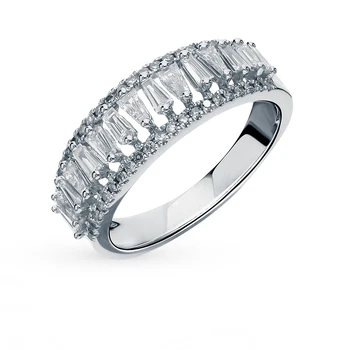

Gold ring with diamonds sunlight sample 585