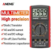 AN9205A AC DC Digital Multimeter Professional Tester LCD Display 1999 Counts Current Voltage Capacitance Measuring Meter dm6013l portable handheld digital capacitance capacitor meter 1999 counts tester 200pf 20mf data hold backlight