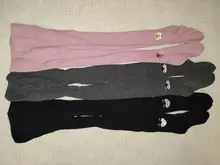 YWHUANSEN-pantimedias para niños de punto para primavera y otoño, medias de doble aguja de algodón para niñas, ropa de invierno con animales