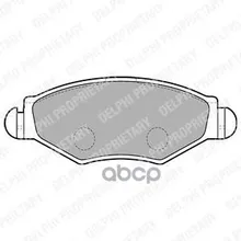 Колодки Тормозные Peugeot 206/206sw 01(-Abs) Передние Delphi Lp1699 Delphi арт. LP1699