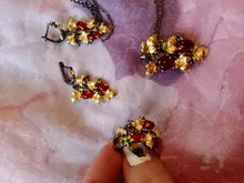 Anillo de Plata de Ley 925 con forma de flor y hoja para mujer, sortija, zirconia, circonita, Color negro, dorado, rojo, dos colores