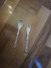 De fibra de bambú de niños bebé conjunto de cuchara de tenedor jardín suplemento de alimentos utensilios de aparatos para niños libre de PVC