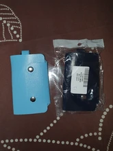 1 PC portátil de los titulares de ama de llaves llavero coche bolsa Porta llaves Unisex caso cartera cubierta de Color sólido Simple bolsa de almacenamiento