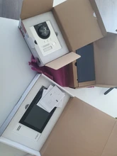 Kit de intercomunicador de vídeo IP, interfono multilingüe que incluye VTO2202F-P, VTH2421FW-P y conmutador PoE, firmware SIP