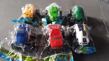 6 unids/set cuerpo máquinas juguetes ruso milagro Crusher camión vehículos figura de cuerpo juguetes para los niños regalos de cumpleaños