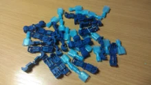 40Pcs/20pair Quick Electrical Cable Connectors Snap Splice Lock Wire Terminals Crimp