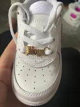 Placa para zapatos de acero inoxidable personalizable para chica, accesorio para deportivas, hebilla con nombre, niña, estilo bohemio, kpop