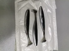 Shad Worm Wobblers Jigging Fishing-Lure Soft-Bait Tackle-Bass-Pike Aritificial T-Tail