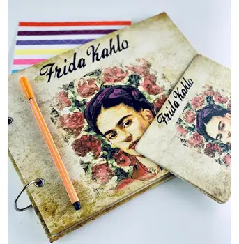 

Frida Kahlo Printed 26,5 Cm Album Photo Cartoon Cute Picture Storage Frame 40 Sheets Insert Page Lovers Wedding Memory DIY Book