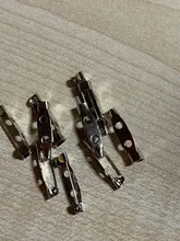 10-50 Uds broche de Metal de Base pines 15/20/25/30/35mm pines atrás de Color plata de broche Pin de accesorios de la joyería