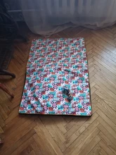 Cama grande para perro, colchoneta de espuma viscoelástica, transpirable, colchón ortopédico de fondo Oxford, para mascota mediana grande pequeña