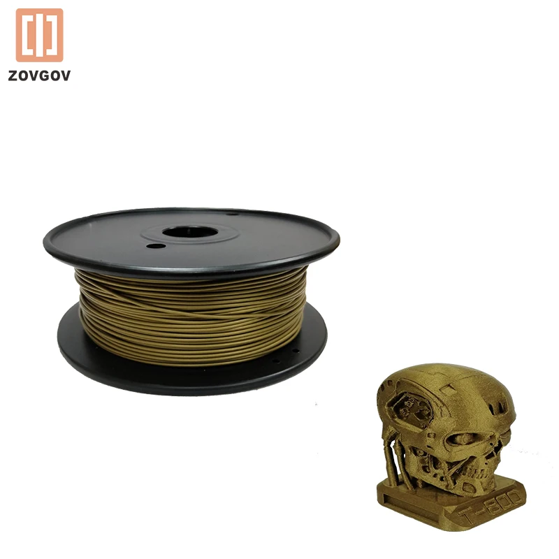 sommerfugl sydvest sang Brass/Bronze/Copper/Aluminum/Metallic Filament ZOVGOV PLA Blend Fila Metal  Filled 1.75mm 0.5kg for 3D Printer _ - AliExpress Mobile