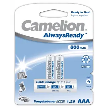 

Camelion HR03 Micro AAA AlwaysReady Blister 2 pcs. 800 mah