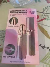 2 en 1 recortador eléctrico de cejas maquillaje indoloro ojo frente depiladora para las mujeres afeitar Razors Mini portátil utensilio para eliminar el vello Facial