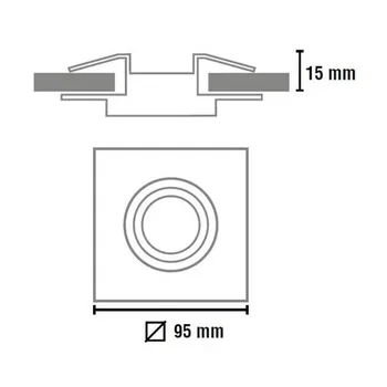 

FOCUS RECESSED LUXOR SQUARE