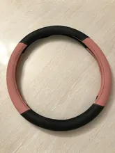 Protector para volante de coche 38CM de microfibra de cuero de la PU funda de volante para mujeres 15 pulgadas cubierta de volante para golf/bmw funda volante coche capas volantes de carro cubre volante auto cubre vola