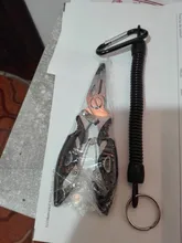 Alicate multifuncional de pesca, cuerdas de náutico, pinzas seguras para Kayak, Camping, aparejos de pesca, herramientas para peces #2, nuevo