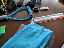 Juego de 22 bandas de resistencia para hacer ejercicio, bandas elásticas para hacer ejercicio, cuerda de tracción de entrenamiento, gimnasio, equipamiento portátil de Fitness