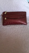 Bolso de mano de PU para mujer, cartera larga informal, monedero de grano Litchi, bolsa con cierre para muñeca, bolsillo para teléfono, tarjetero de crédito