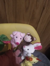 Plush-Doll Finger-Puppets Animals Hand-Cartoon Baby Theater Mini Children Educational