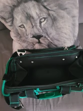 AIRAJ-Bolsa de herramientas portátil para electricista, multifunción, instalación de reparación, lona, grande, gruesa, impermeable, bolsillo de trabajo