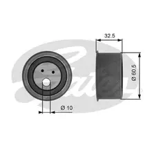 TIMING belt pulley for MITSUBISHI GALANT/LANCER/L200 2.0 2.4D-07 GATES