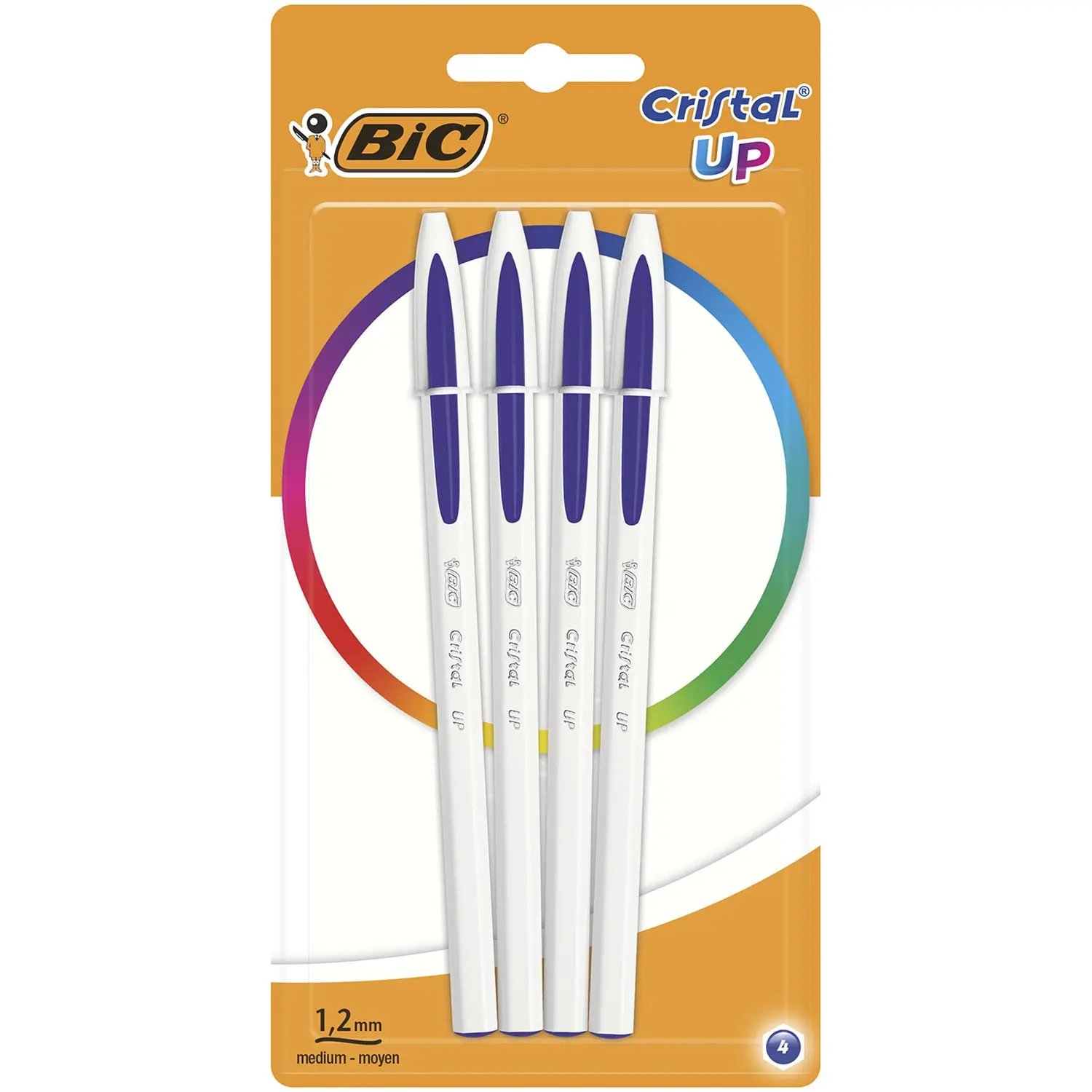 Ручка BIC Кристалл Синяя 4шт