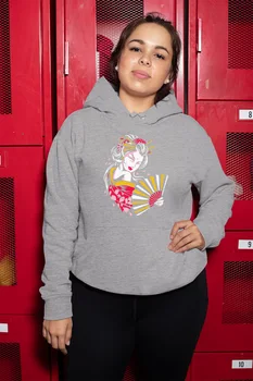 

Angemiel Wear Yelpazeli Male Gray Women 'S Hooded Sweatshirt